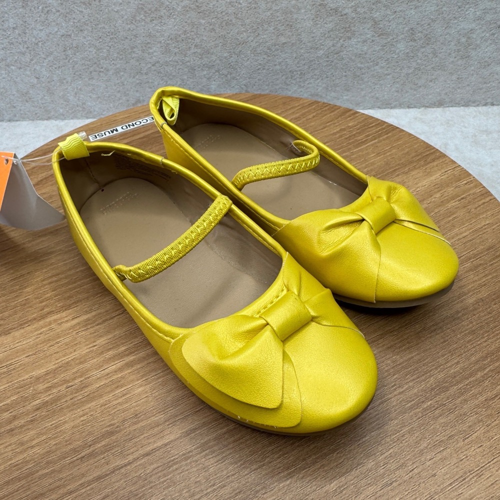 Gymboree Yellow Bow Mary Jane Flats for Girls